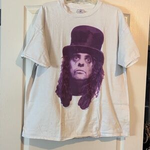 1990’s vintage rare Alice Cooper tour Delta White T-Shirt